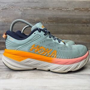 Hoka One One Bondi 7 Women's Size 8 Blue Running Shoes Sneakers 1110519 BHBI